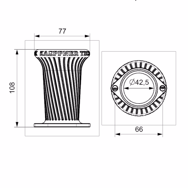 40IDF_Website 110mm Ansaugtrichter | WEBER IDF 40