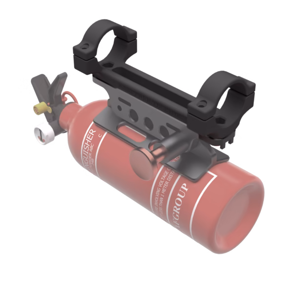 Feuerlöscher Adapter Überrollkäfig | 40mm | für Quick-Release Halter | Feuerlöscher