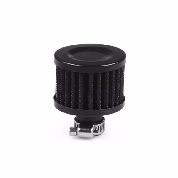 Filter Kurbelgehäuse Entlüftung | Aluminium Schwarz | für 12mm Anschluss