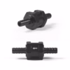 Rückschlagventil Aluminium Schwarz | für 6mm & 8mm Schlauch | Universal für Benzinsystem