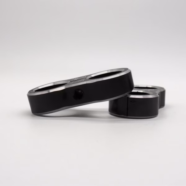 Ölschlauch Klemme | Full Flow | CNC Aluminium Schwarz | (2st. - SET)